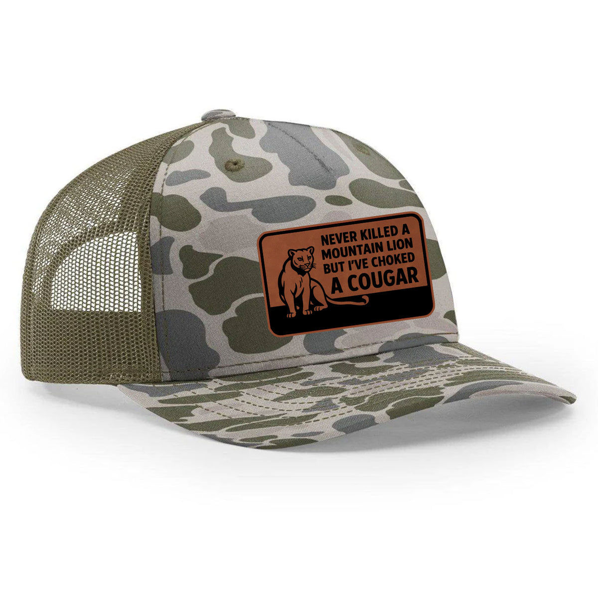 Choked A Cougar Classic Trucker Hat