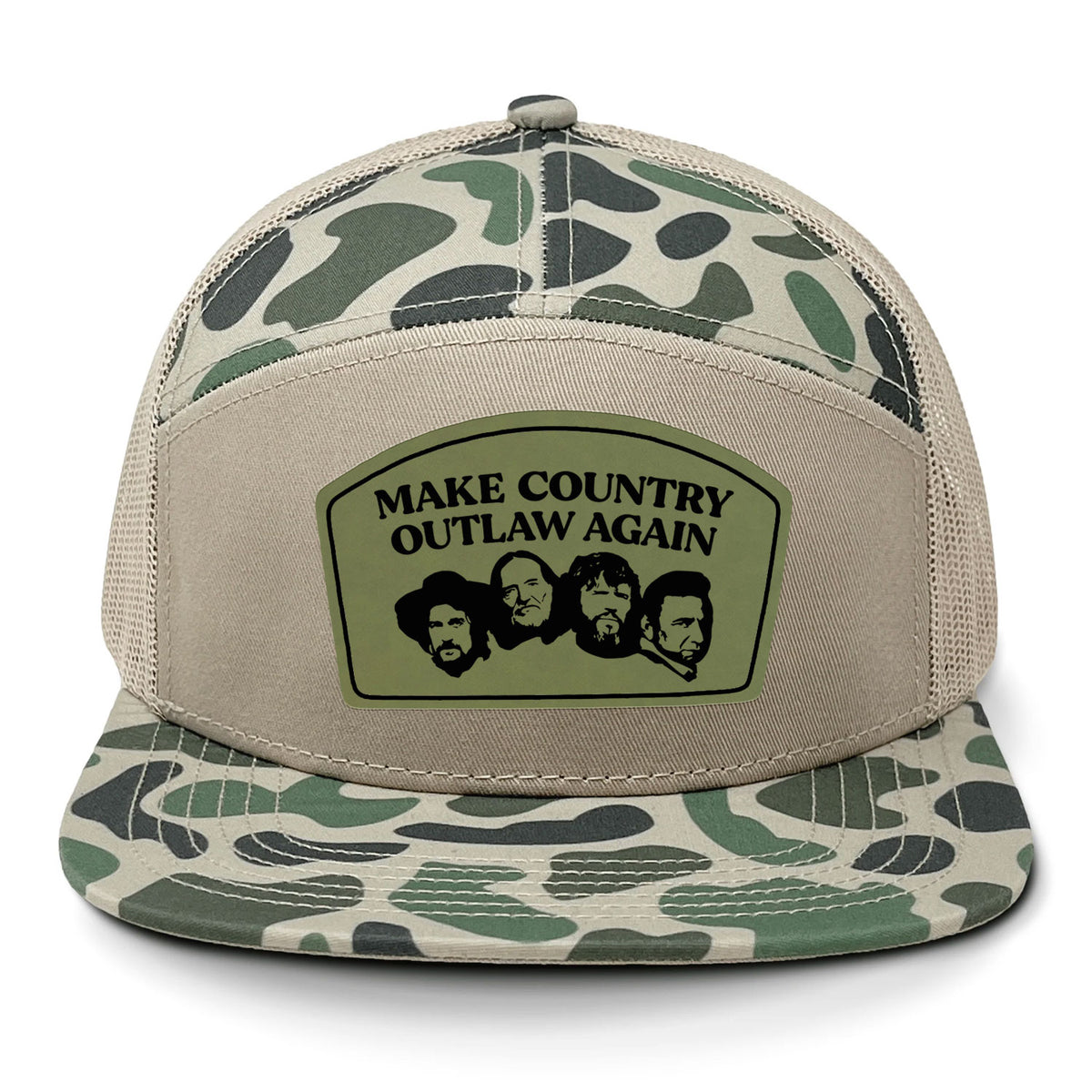Make Country Outlaw Again 7 Panel Hat
