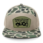 Make Country Outlaw Again 7 Panel Hat - Marsh