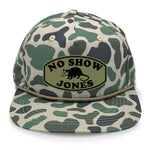 No Show Jones Flat Bill Rope - Marsh
