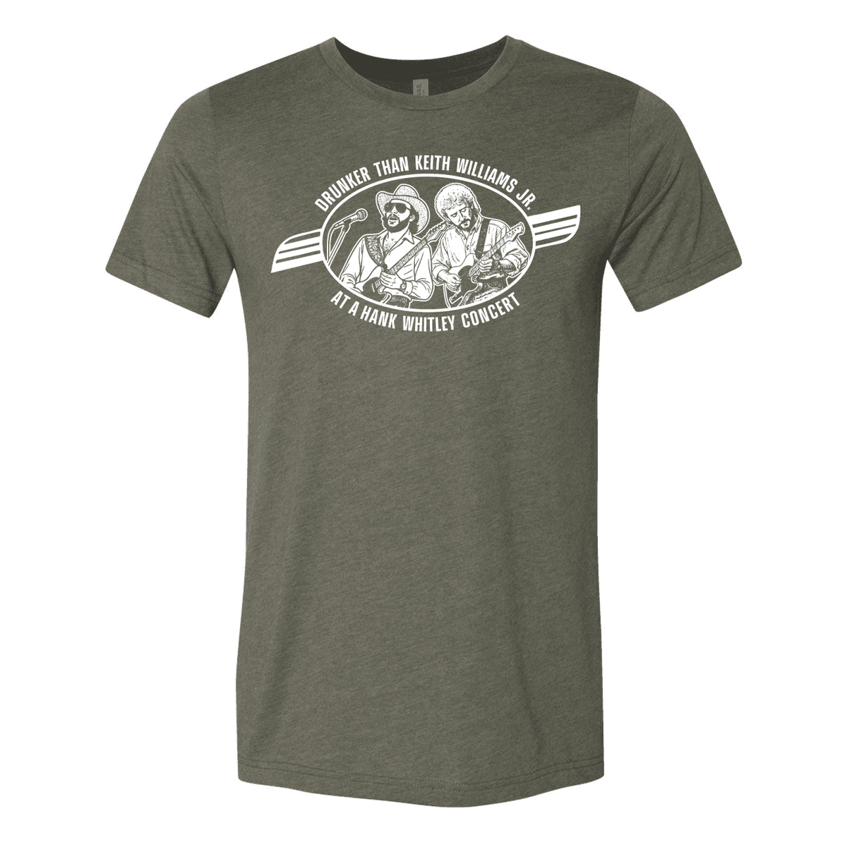 Hank Whitley Tee - Military Green