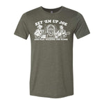 Set 'Em Up Joe Tee - Military Green