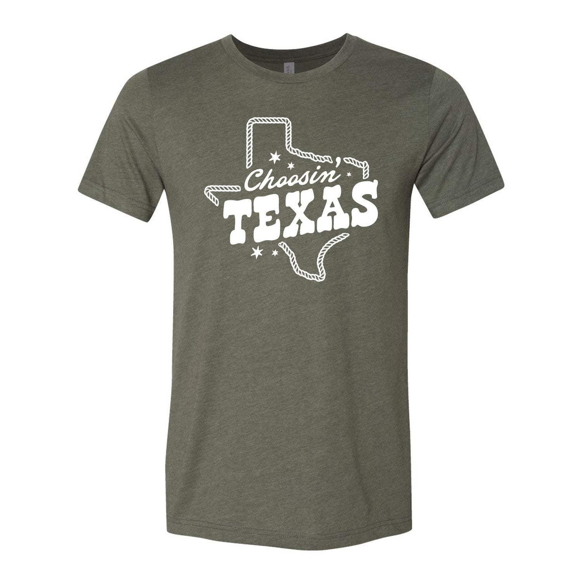 Choosin' Texas Tee - Military Green