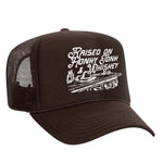 Raised On Honky Tonk & Whiskey Foam Trucker Hat