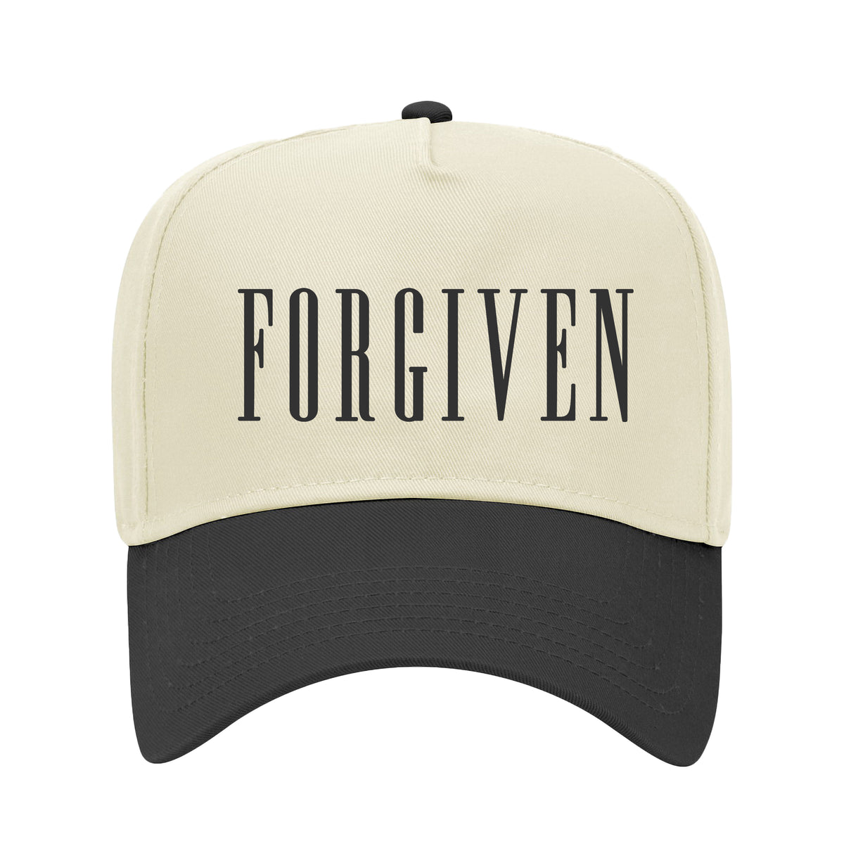 Forgiven Two-Tone Embroidered Hat