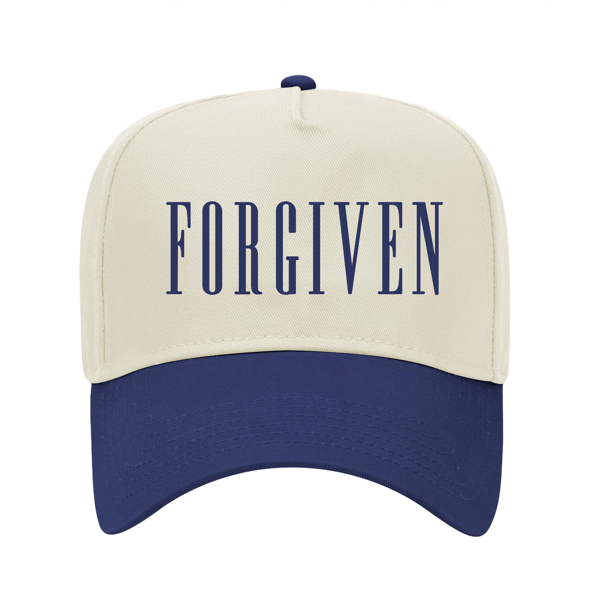 Forgiven Two-Tone Embroidered Hat