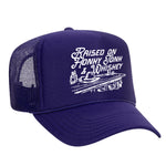 Raised On Honky Tonk & Whiskey Foam Trucker Hat