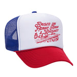 Raised On Honky Tonk & Whiskey Foam Trucker Hat