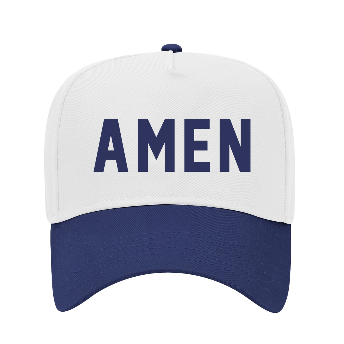 Amen Two-Tone Embroidered Hat