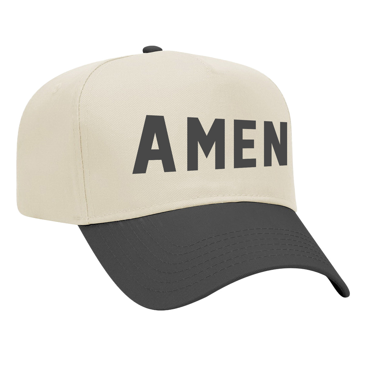 Amen Two-Tone Embroidered Hat