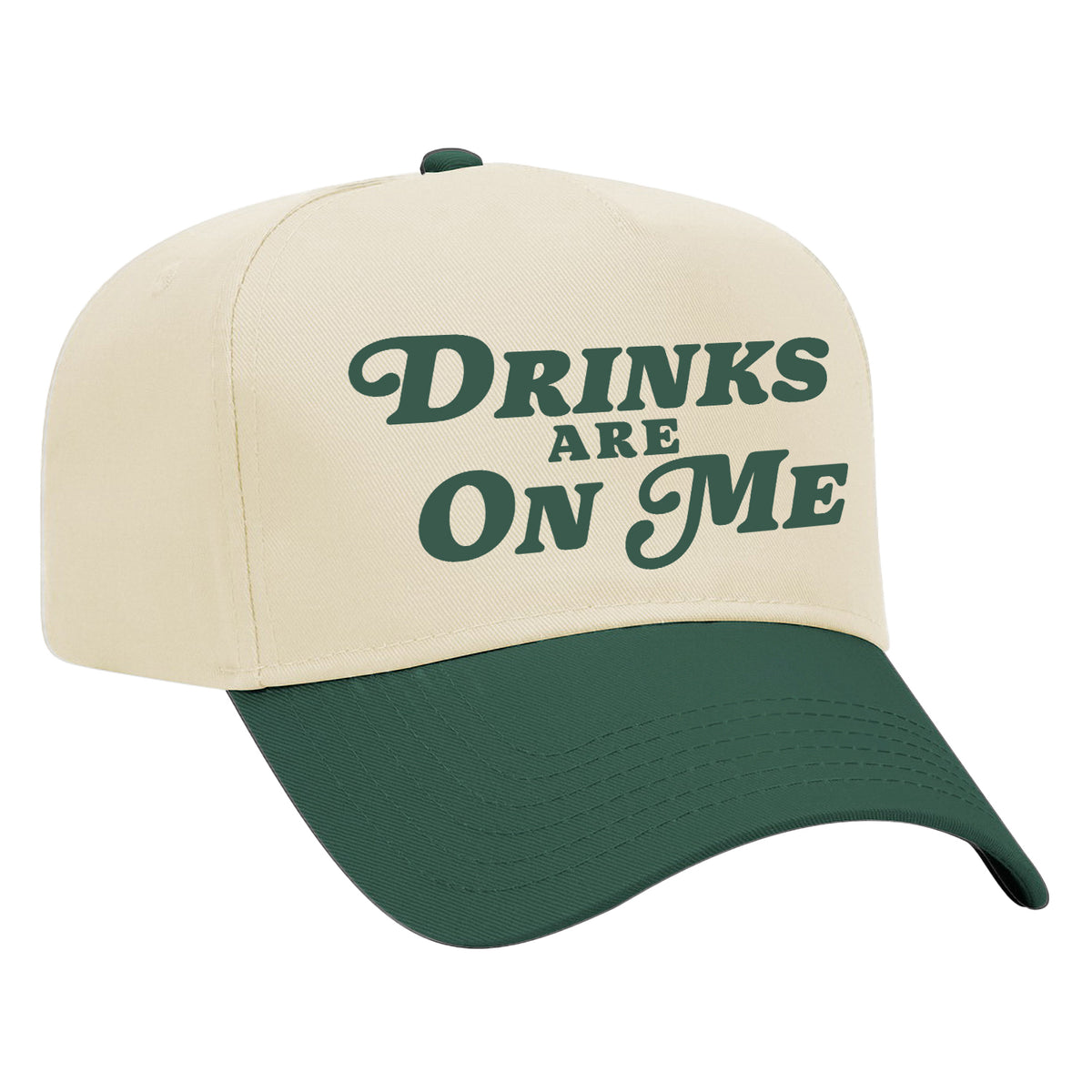 Drinks Are On Me Embroidered Hat