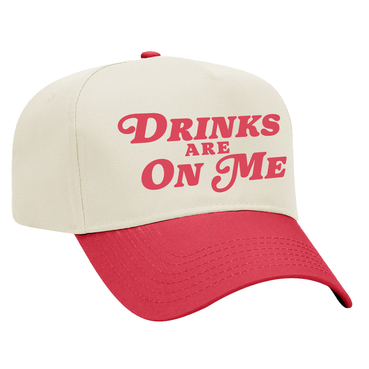 Drinks Are On Me Embroidered Hat