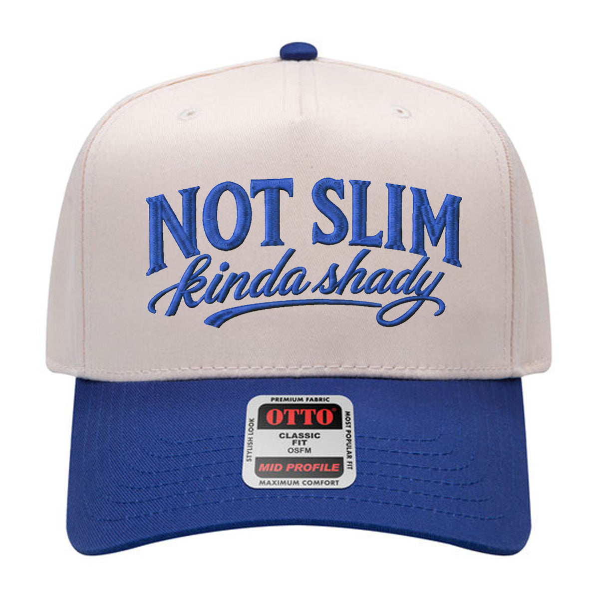 Not Slim Kinda Shady Embroidered Hat
