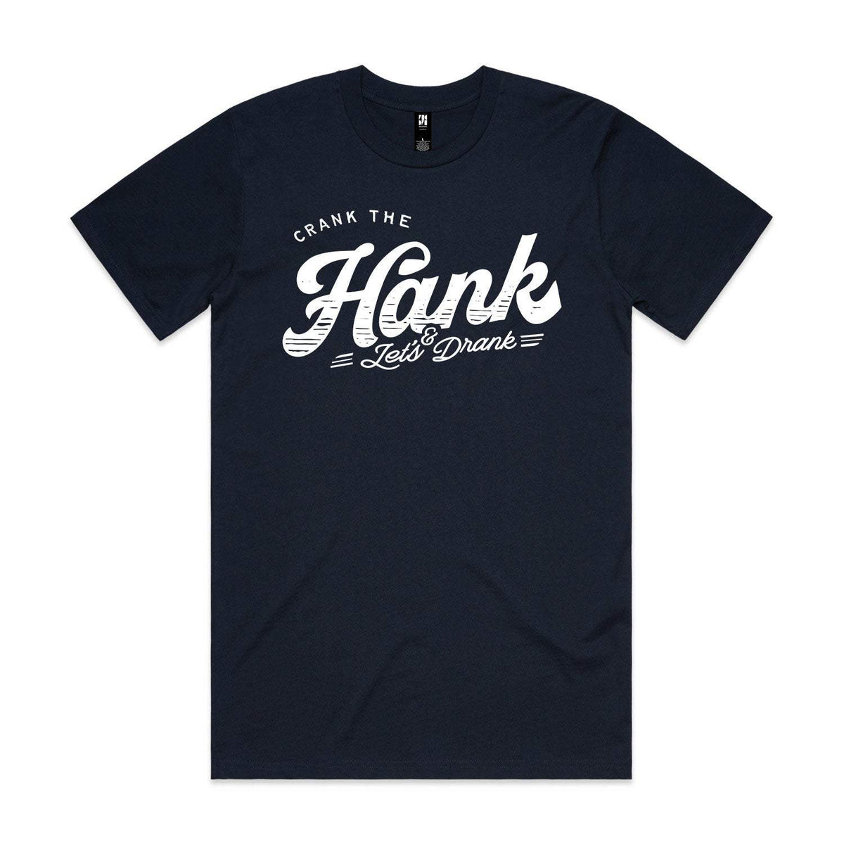 Crank The Hank Premium Tee - Navy