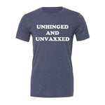 Unhinged And Unvaxxed Tee - Navy