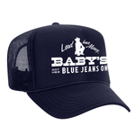 Baby's Got Her Blue Jeans On Foam Trucker Hat - Navy