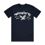 Wingin' It Premium Tee - Navy