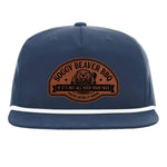 Soggy Beaver BBQ Flat Bill Rope - Navy