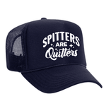 Spitters Are Quitters Foam Trucker Hat - Navy