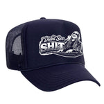 I Didn't See Sh!t Foam Trucker Hat - Navy