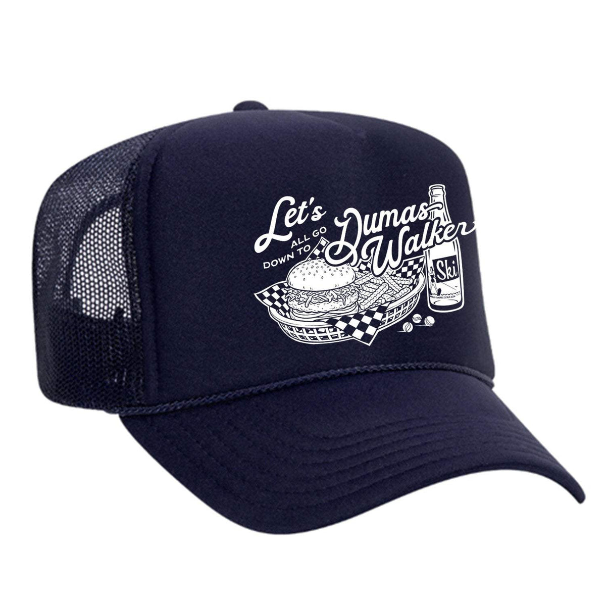 Dumas Walker Foam Trucker Hat - Navy