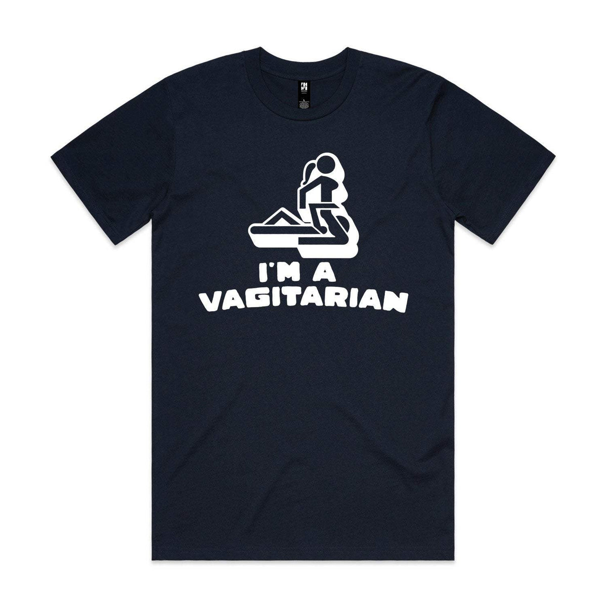 I'm A Vagitarian Premium Tee - Navy