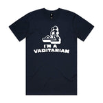I'm A Vagitarian Premium Tee - Navy