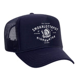 Chief Smokalottapot Foam Trucker Hat - Navy