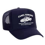 Camel Towing Foam Trucker Hat - Navy