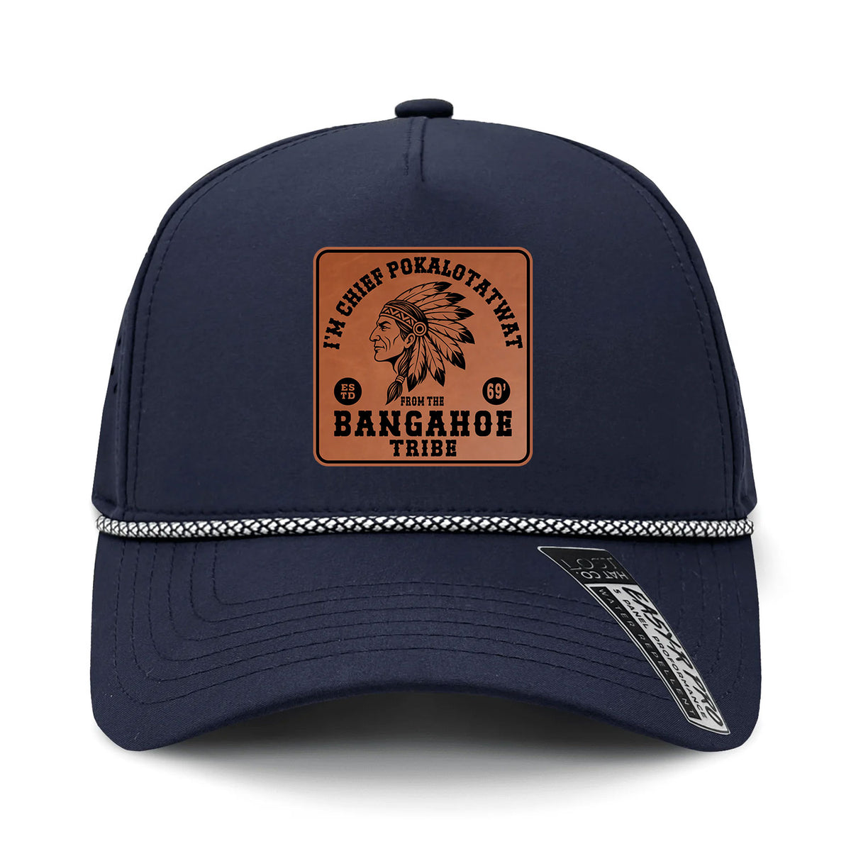 Chief Pokalotatwat Performance Leather Patch Hat