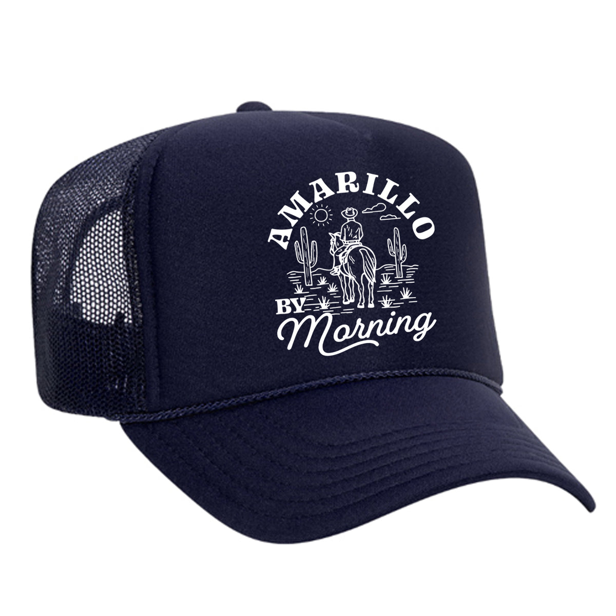 Amarillo By Morning Foam Trucker Hat - Navy