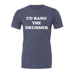 I'd Bang The Drummer Tee - Navy
