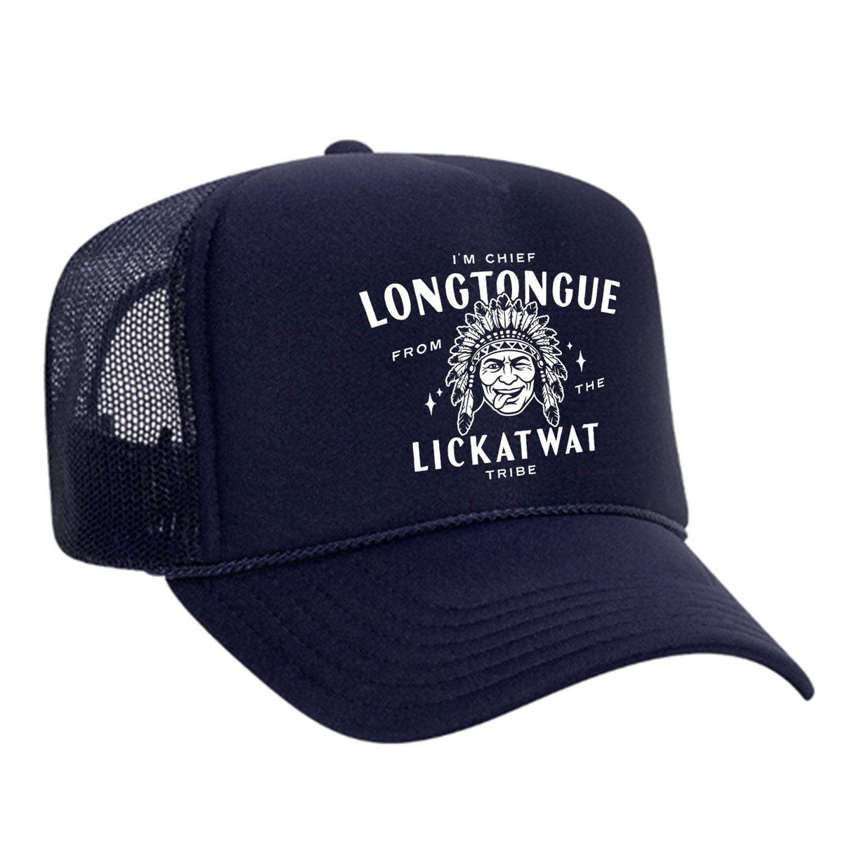 Chief Longtongue Foam Trucker Hat - Navy