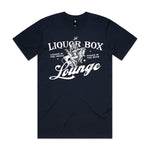 The Liquor Box Lounge Premium Tee - Navy