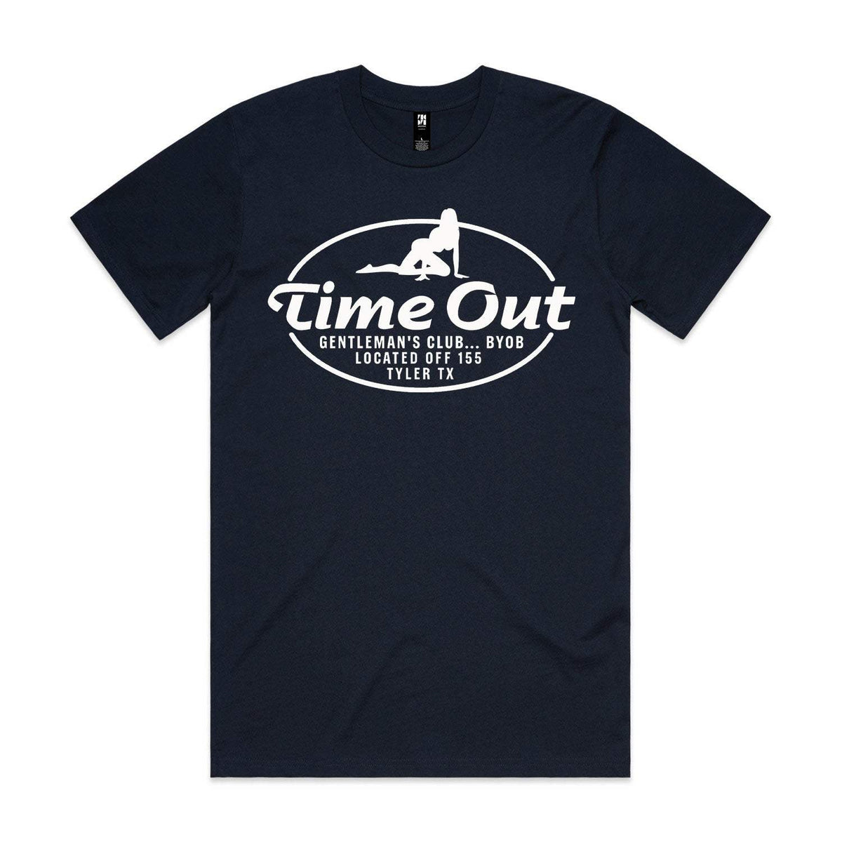 Time Out Gentleman's Club BC Tee SALE - Navy