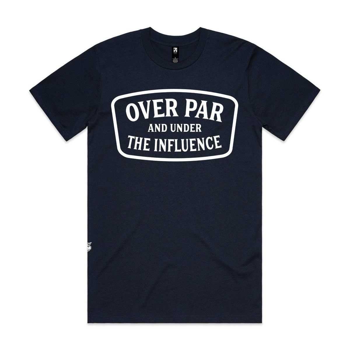 Over Par & Under The Influence Premium Tee - Navy