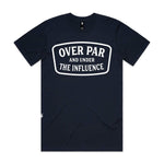 Over Par & Under The Influence Premium Tee - Navy