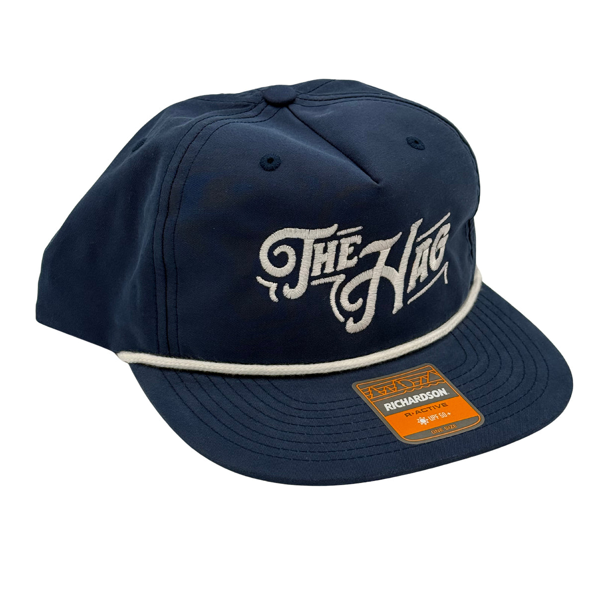 The Hag Embroidered Flat Bill Hat