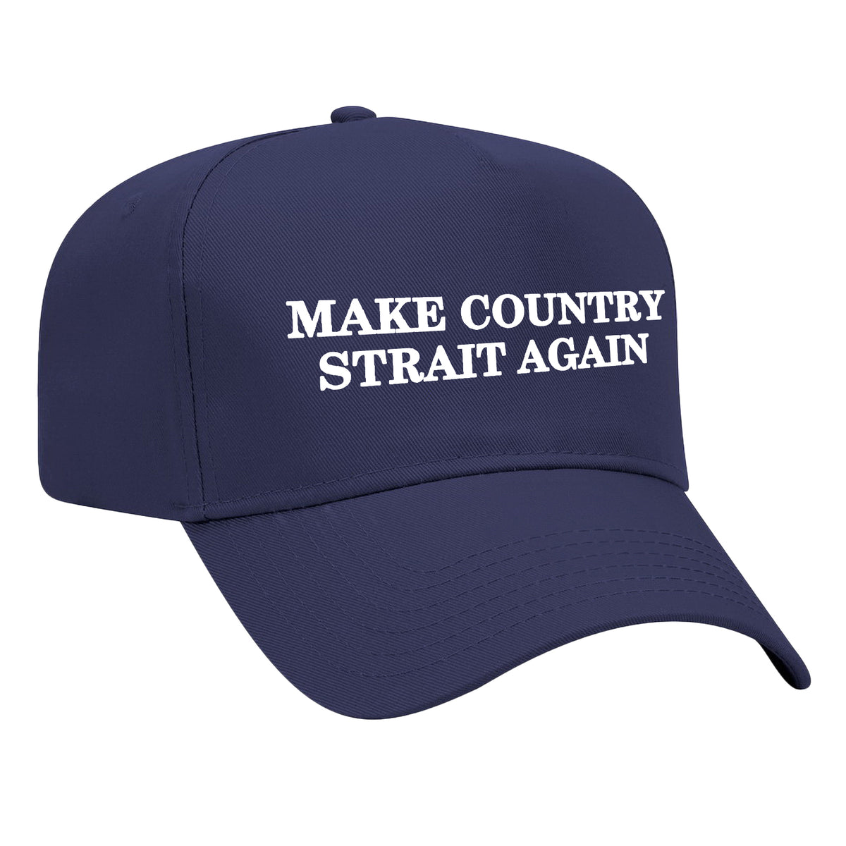 Make Country Strait Again Embroidered Mid-Profile Hat