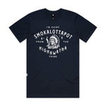 Chief Smokalottapot Premium Tee - Navy