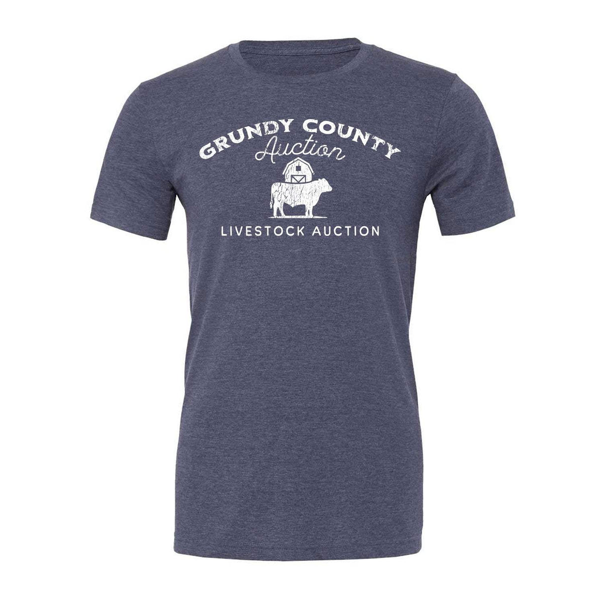 Grundy County Auction Tee - Navy