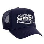 I Didn't See Sh!t Foam Trucker Hat - Navy