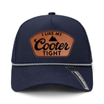 I Like My Cooter Tight Performance Leather Patch Hat