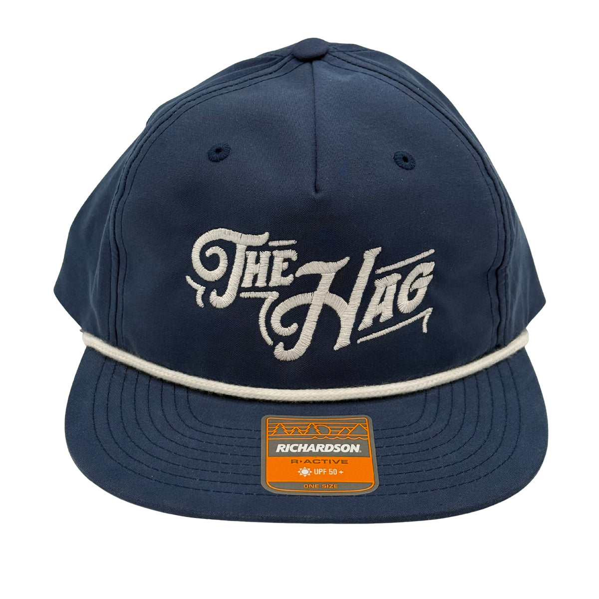 The Hag Embroidered Flat Bill Hat