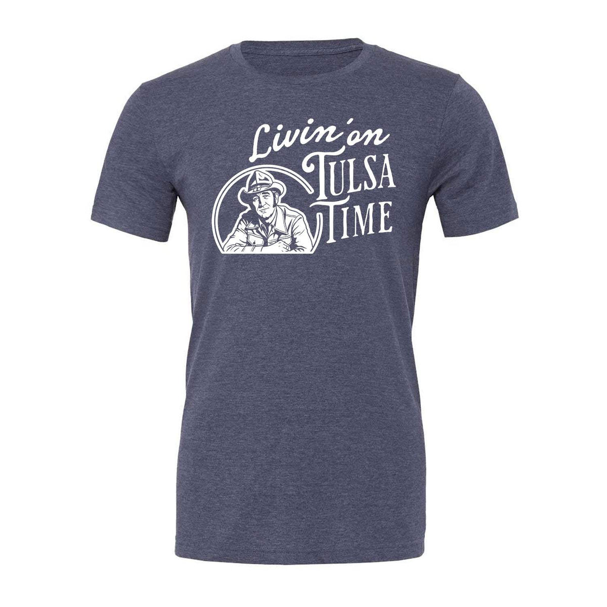 Livin' On Tulsa Time Tee - Navy / Blue