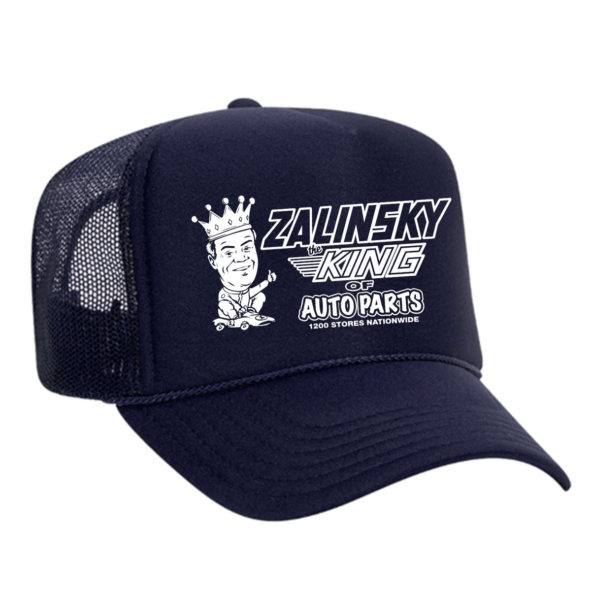 Zalinsky The King Of Auto Parts Foam Trucker Hat