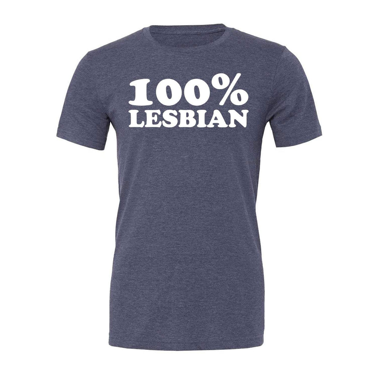 100% Lesbian Tee - Navy / Blue