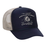 Chief Pokalotatwat Foam Trucker Hat Limited Edition - Navy / Tan