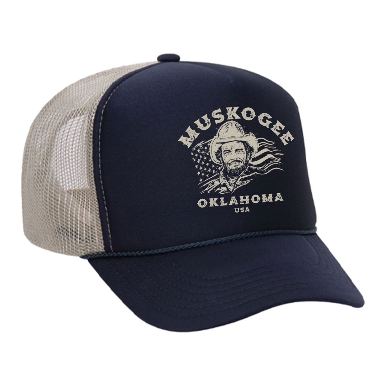 Haggard Old Flag Foam Trucker Hat