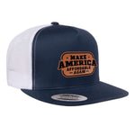 Make America Affordable Again Flat Bill Hat - Navy / White